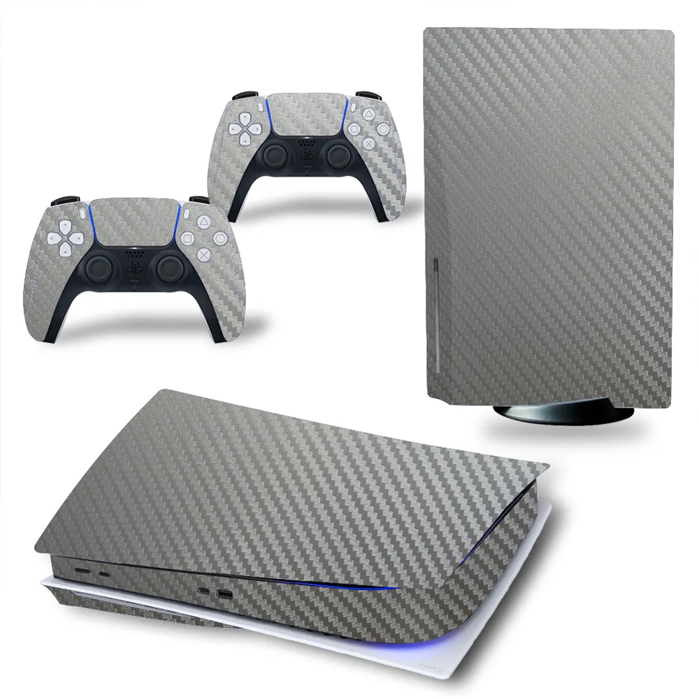 12 Styles For PS5 Disk Skins Wraps Sticker Covers Decals Wholesale Price Carbon Fiber Marble Skin Disc Edition | Электроника