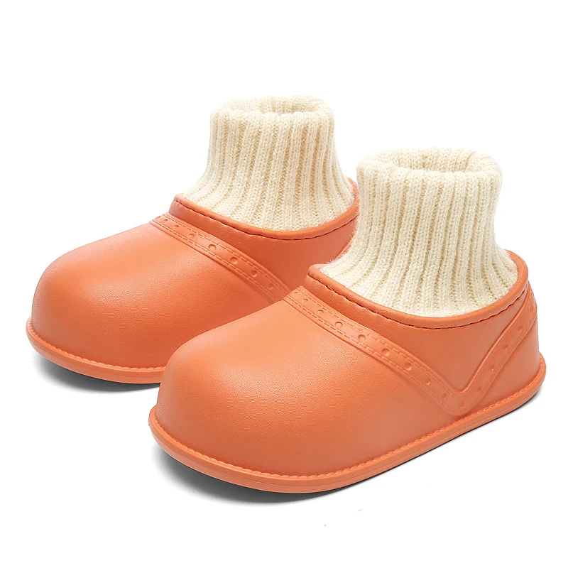 Winter Kids Home Cotton Slippers Waterproof Boy Girls Knitted Sock Booties Plush Warm Child Casual Shoes Candy Colors Non-Slip
Winter Kids Home Cotton Slippers Waterproof Boy Girls Knitted Sock Booties Plush Warm Child Casual Shoes Candy Colors Non-Slip