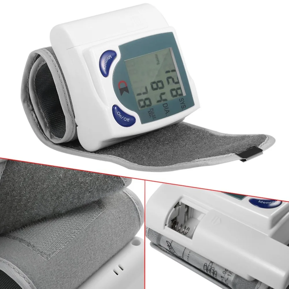 U-Kiss Portable Automatic Digital LCD Display Wrist Blood Pressure Monitor Device Heart Beat Rate Pulse Meter Measure Tonometer
U-Kiss Portable Automatic Digital LCD Display Wrist Blood Pressure Monitor Device Heart Beat Rate Pulse Meter Measure Tonometer