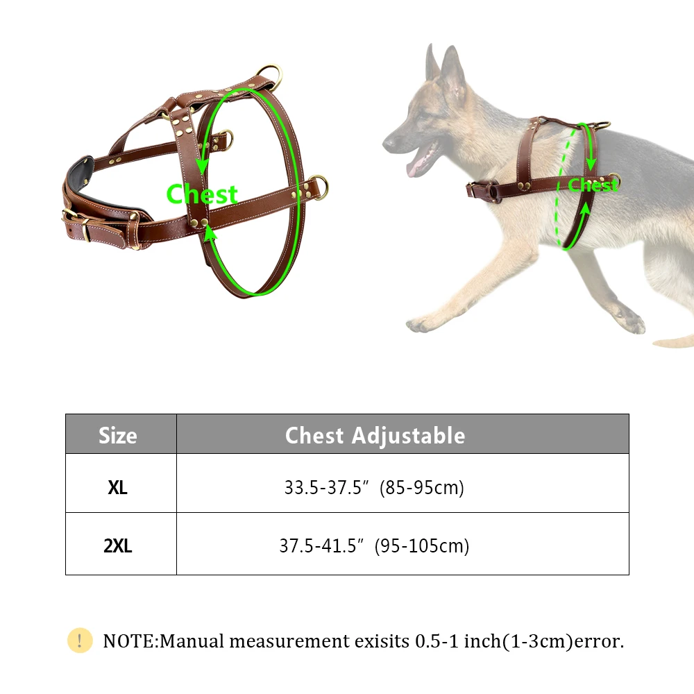 Pet Large Dog Harness Leather Pitbull Big Dog Harness Vest Adjustable For Medium Large Dogs Bulldog Rottweiler Labrador 2XL
Pet Large Dog Harness Leather Pitbull Big Dog Harness Vest Adjustable For Medium Large Dogs Bulldog Rottweiler Labrador 2XL