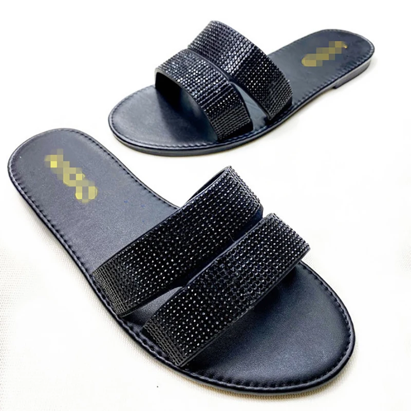 Comfortable fashion sexy roman colored diamond shiny face outdoor flat bottom female slippers 2021 summer new beach slippers
Comfortable fashion sexy roman colored diamond shiny face outdoor flat bottom female slippers 2021 summer new beach slippers