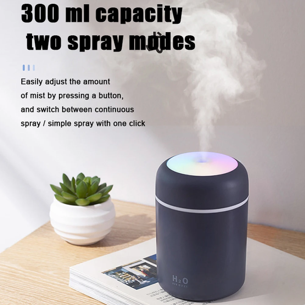 Home Humidifier Mist Spray USB Car Humidifier Air Purifier with LED Light, 300ml Low Noise Liquid Air Fresheners Accessories
Home Humidifier Mist Spray USB Car Humidifier Air Purifier with LED Light, 300ml Low Noise Liquid Air Fresheners Accessories