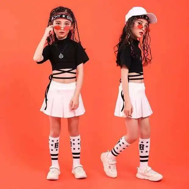 Children Model Catwalk Show Costume Girls Jazz Dress Kids Hip Hop Performance Stage Outfit Modern/Street Dance Clothing
Children Model Catwalk Show Costume Girls Jazz Dress Kids Hip Hop Performance Stage Outfit Modern/Street Dance Clothing