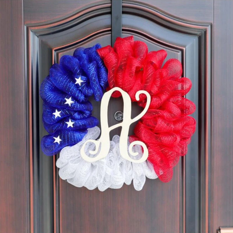 Independence Day Wreath Veterans Day Garland Front Door Decor Wall Ornaments July of 4th Gift Party Supplies
Independence Day Wreath Veterans Day Garland Front Door Decor Wall Ornaments July of 4th Gift Party Supplies