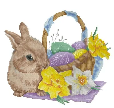 Набор для вышивки пасхальными яйцами и кроликами 11CT 14CT 18CT
Набор для вышивки пасхальными яйцами и кроликами 11CT 14CT 18CT