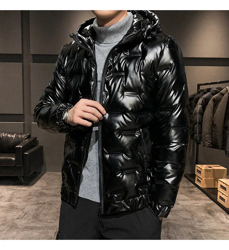 Winter new Korean version of the trend of thick warm hooded men's jacket trendy brand shiny light thin down jacket men's short
Winter new Korean version of the trend of thick warm hooded men's jacket trendy brand shiny light thin down jacket men's short