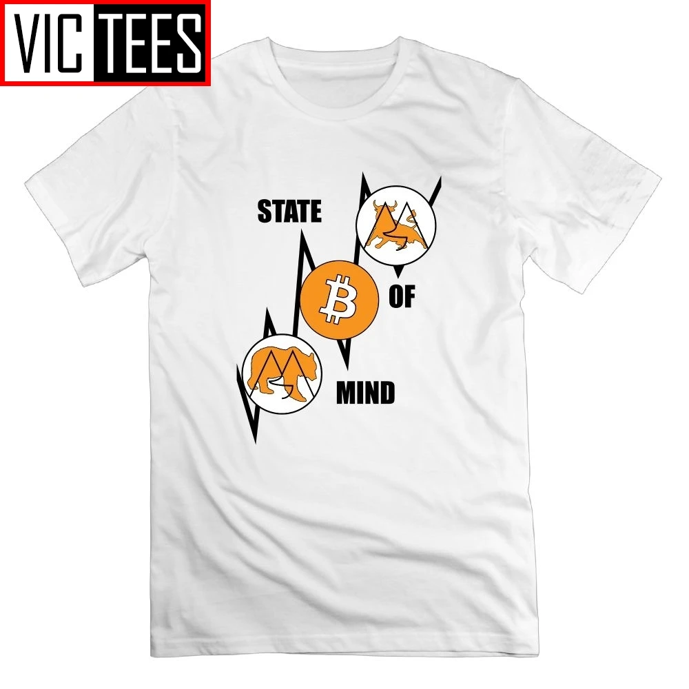 

Футболка SoM Bitcoin Bear vs Bull для криптовалюты, мужские дизайнерские топы, новая футболка с круглым вырезом, классические футболки из 100% хлопка