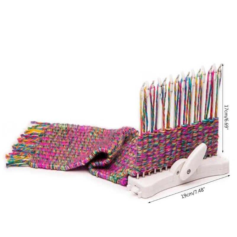 Scarf Knitting Machine Manual Scarves Weaving Loom Needles DIY Craft Wool Yarn Woven Knit Sewing Tool Children Educational Toys
Scarf Knitting Machine Manual Scarves Weaving Loom Needles DIY Craft Wool Yarn Woven Knit Sewing Tool Children Educational Toys