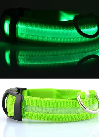 Нейлоновый светящийся поводок для собак YUDODO, флуоресцентные ошейники для домашних животных