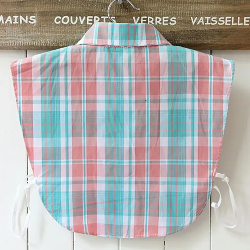 New Fashion Arrival Fake Collar Classic Plaid Check Detachable Shirt Collars Adjust Clothes Accessories
New Fashion Arrival Fake Collar Classic Plaid Check Detachable Shirt Collars Adjust Clothes Accessories