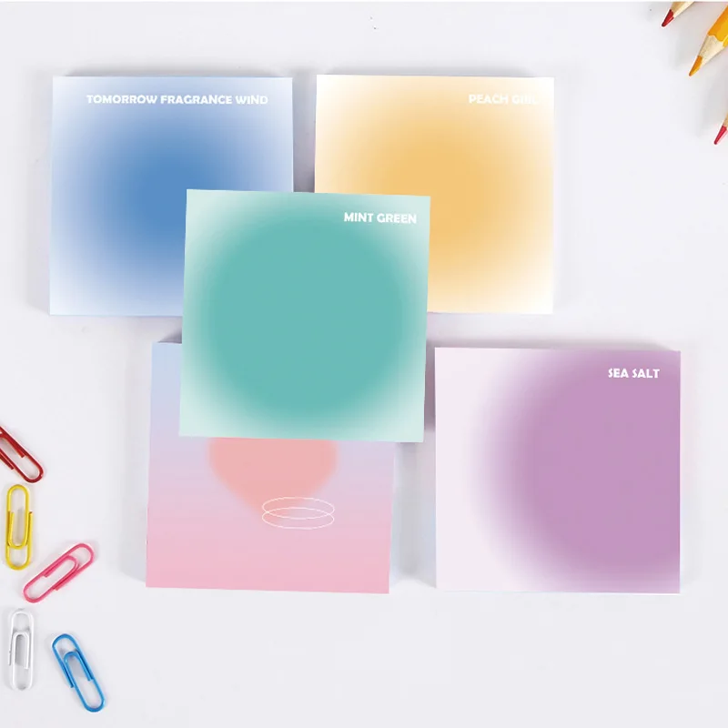 Ins Korea Memo Pad Cute Girl Heart Gentle Color Gradient Memo Paper Hand Account List Student Memo Sticker Kawaii Memo Pad
Ins Korea Memo Pad Cute Girl Heart Gentle Color Gradient Memo Paper Hand Account List Student Memo Sticker Kawaii Memo Pad