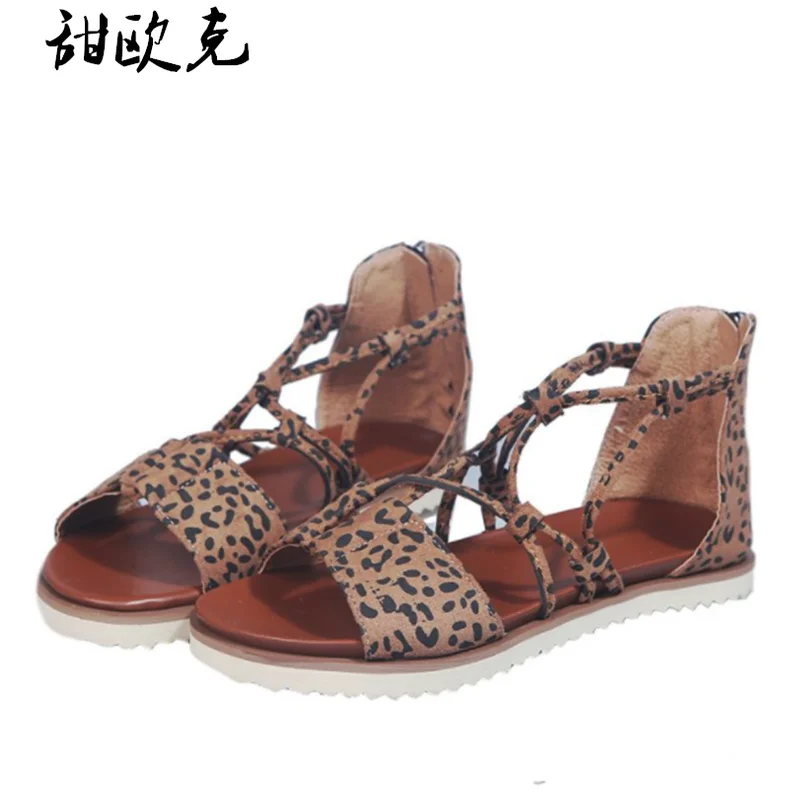2021 Summer Women's Sandals Fashion Platform Sandals Retro Zipper Leopard Print Women Casual Low-heeled Sandals Zapatos Mujer
2021 Summer Women's Sandals Fashion Platform Sandals Retro Zipper Leopard Print Women Casual Low-heeled Sandals Zapatos Mujer
