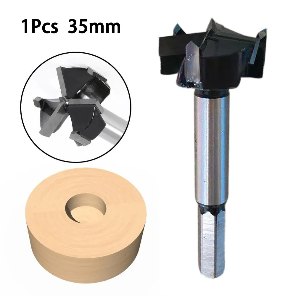 1pcs 35mm 3-edge Hole Opener Woodworking Hole Opener Hinge Drilling Bit Multifunctional Round Handle Tungsten Carbide Cutter
1pcs 35mm 3-edge Hole Opener Woodworking Hole Opener Hinge Drilling Bit Multifunctional Round Handle Tungsten Carbide Cutter