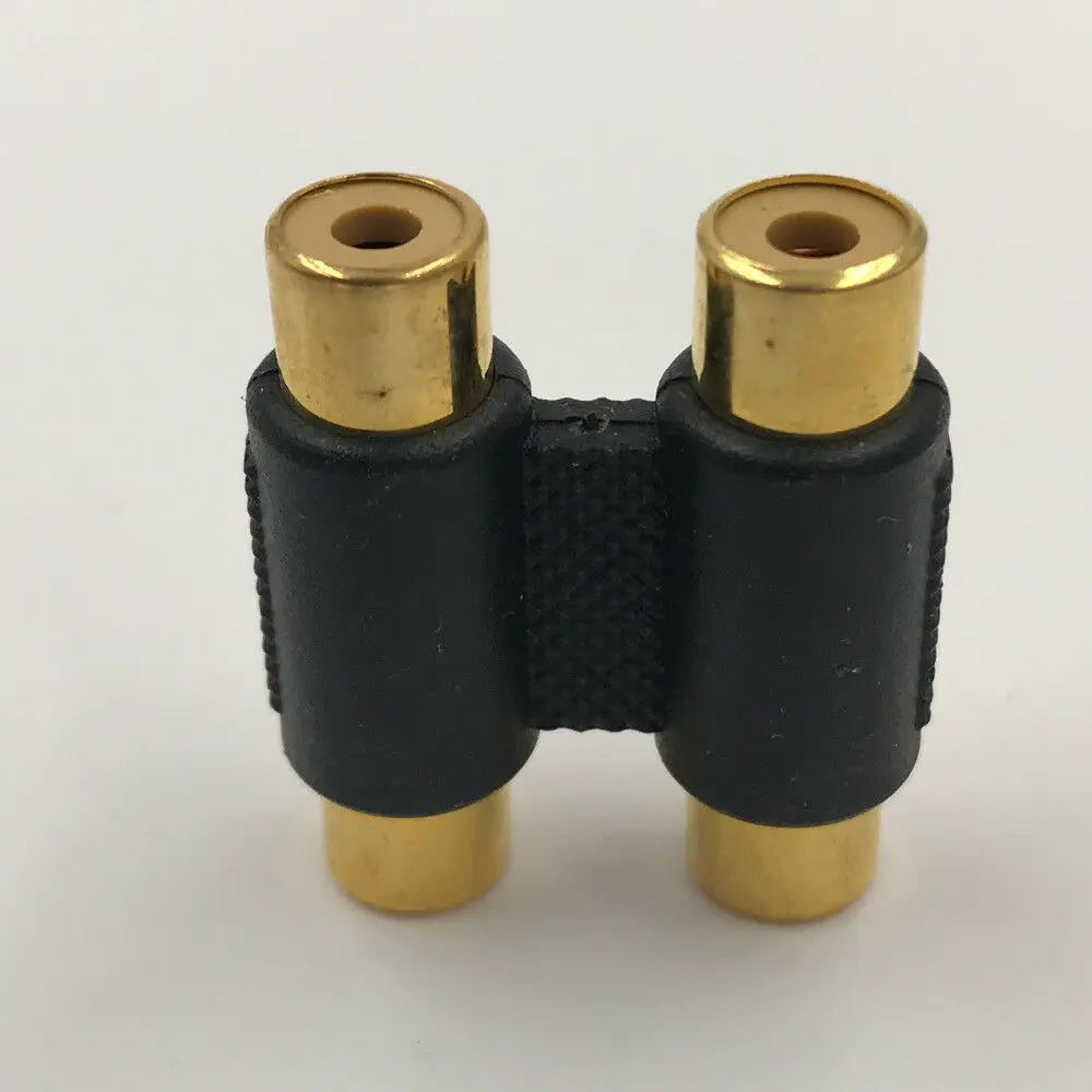 2 pack - 2 RCA Female to Female F/F Video Connector Converter Adapter for TV DVD HDTV
2 pack - 2 RCA Female to Female F/F Video Connector Converter Adapter for TV DVD HDTV