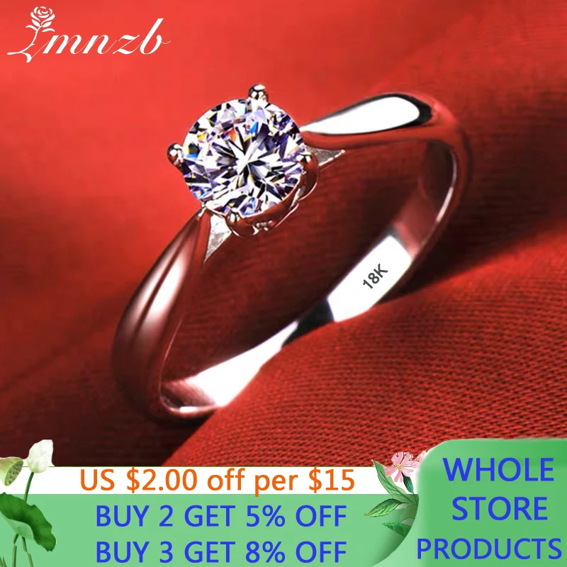 With Certificate 2 Carat Wedding Ring Tibetan Silver 925 Jewelry 18K White Gold Color Zirconia Diamond Rings Gift For Women 
With Certificate 2 Carat Wedding Ring Tibetan Silver 925 Jewelry 18K White Gold Color Zirconia Diamond Rings Gift For Women