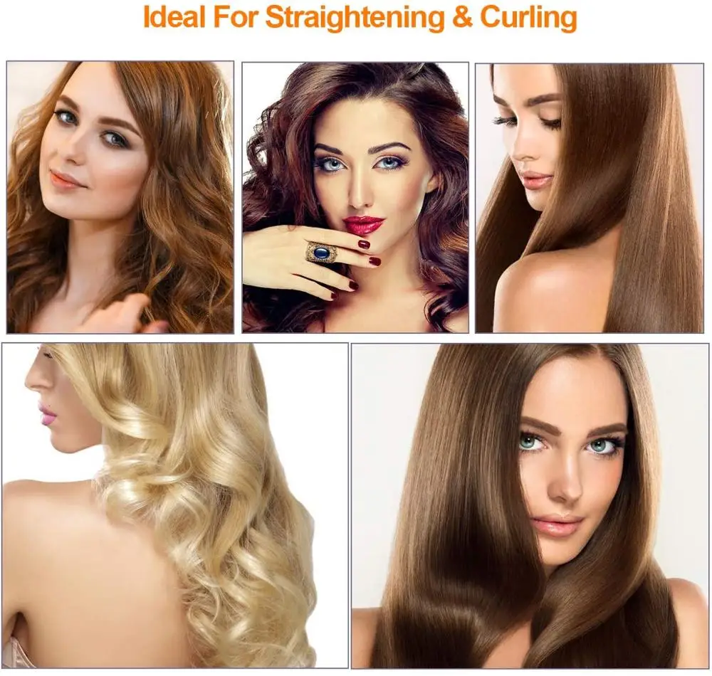 Steam Hair Straightener 2 in 1 Professional Ceramic Steam Hair Max 455 F Hair Straightening and Curling Hair Styling Tool
Steam Hair Straightener 2 in 1 Professional Ceramic Steam Hair Max 455 F Hair Straightening and Curling Hair Styling Tool
