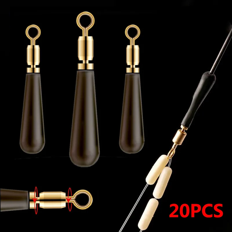 20pcs/lot Fishing Gear Block Rotation Drift Fishing Floats Accessory Bobber Copper Rubber Tools Fishing Gadget Float Rest Sinker
20pcs/lot Fishing Gear Block Rotation Drift Fishing Floats Accessory Bobber Copper Rubber Tools Fishing Gadget Float Rest Sinker