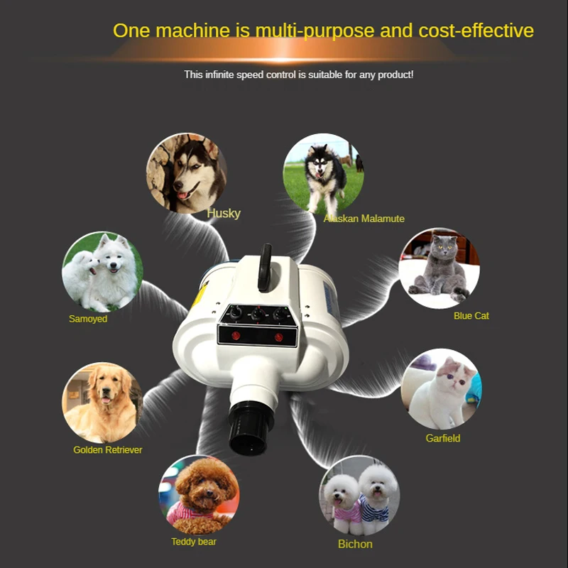 3400W Power Hair Dryer For Dogs Pet Cat Grooming Blower Warm Wind Secador Fast Blow Small Medium
3400W Power Hair Dryer For Dogs Pet Cat Grooming Blower Warm Wind Secador Fast Blow Small Medium