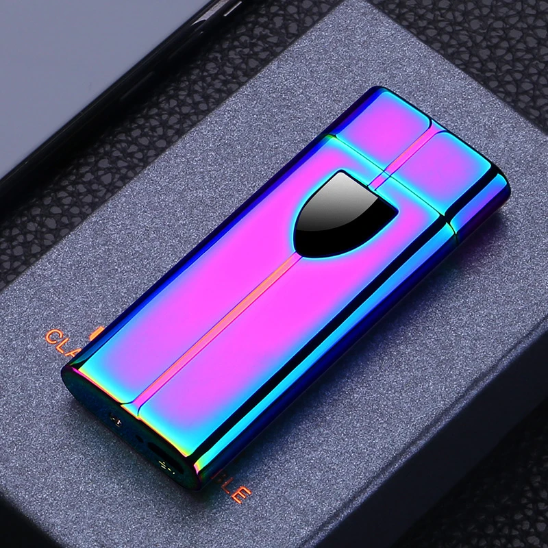 Double Sided Rotating Arc Cigarette Electric Lighter Touch Sensing USB Rechargeable Portable Windproof LED Indicator Lighters
Double Sided Rotating Arc Cigarette Electric Lighter Touch Sensing USB Rechargeable Portable Windproof LED Indicator Lighters