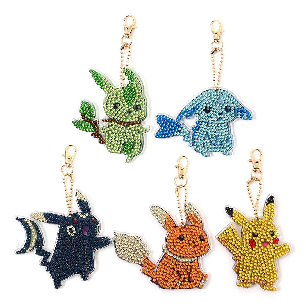 5Pcs DIY Full Drill Special Shaped Drill Cartoon Animal Diamond Painting Keychain Women Bag Decoration Diamond Mosaic Gift
5Pcs DIY Full Drill Special Shaped Drill Cartoon Animal Diamond Painting Keychain Women Bag Decoration Diamond Mosaic Gift