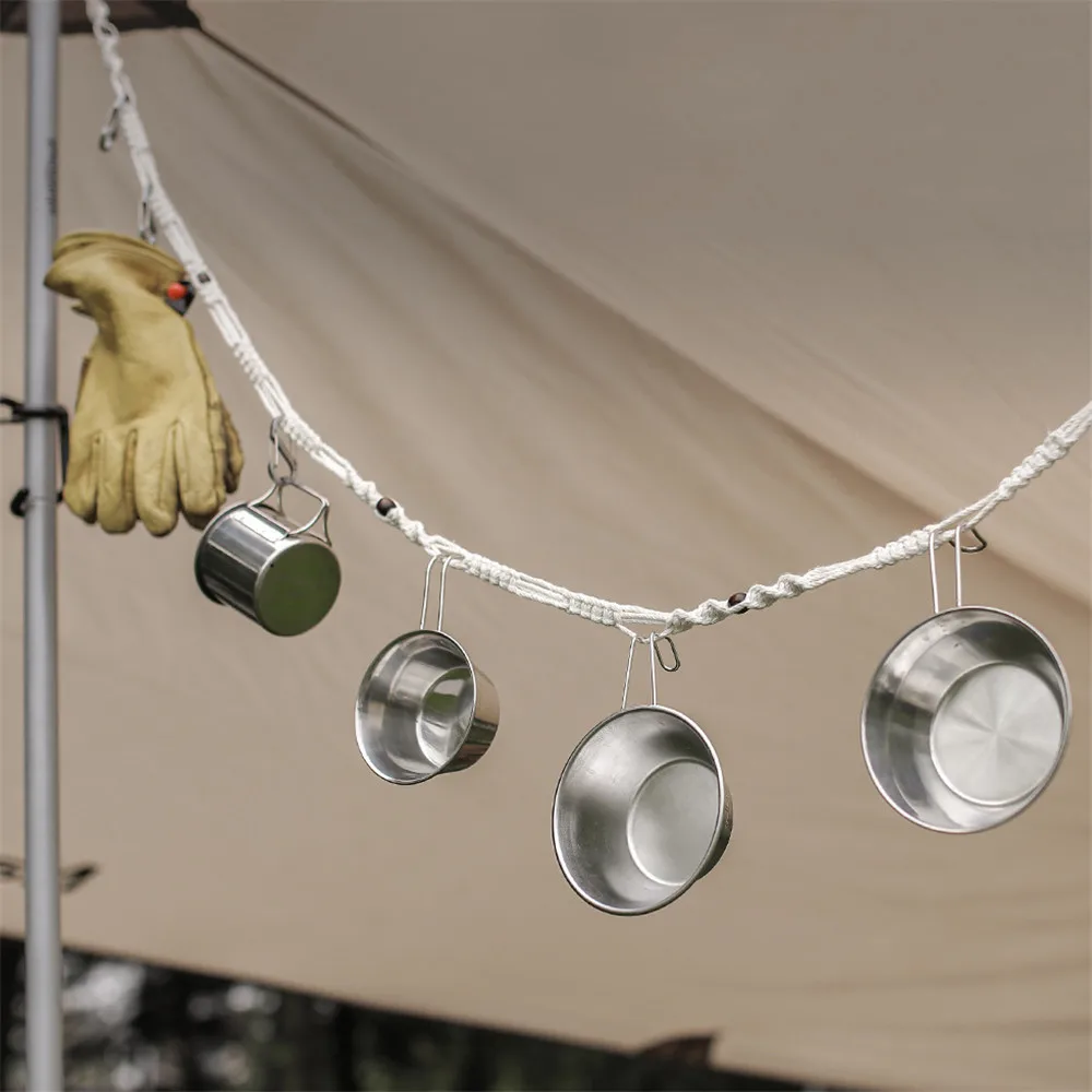 2M Camping Hanging Rope Multifunctional Cotton Handmade Multi-Hole Lightweight Outdoor Picnic Hiking Tent Home Clothing Lanyard
2M Camping Hanging Rope Multifunctional Cotton Handmade Multi-Hole Lightweight Outdoor Picnic Hiking Tent Home Clothing Lanyard