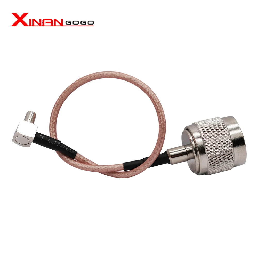 RF Coaxial cable N to TS9 connector N male to TS9 male right angle RG316 Pigtail cable 15cm
RF Coaxial cable N to TS9 connector N male to TS9 male right angle RG316 Pigtail cable 15cm