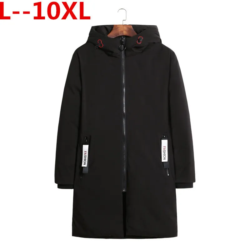 

10XL 9XL 8XL 6XL Top Quality Warm Men's Warm Winter Jacket Windproof Casual Outerwear Thick Medium X-Long Coat Men Parka