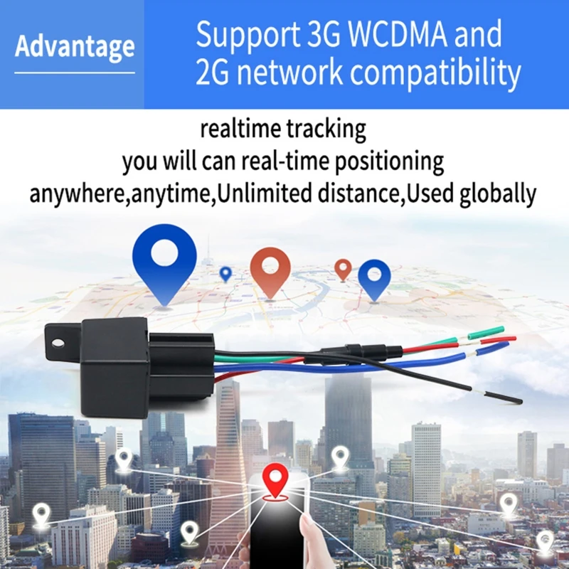 CJ720 Car Relay GPS Tracker GSM Locator Remote Control Anti-theft Device Surveillance System Move Alarm Cut Off Oil Power
CJ720 Car Relay GPS Tracker GSM Locator Remote Control Anti-theft Device Surveillance System Move Alarm Cut Off Oil Power
