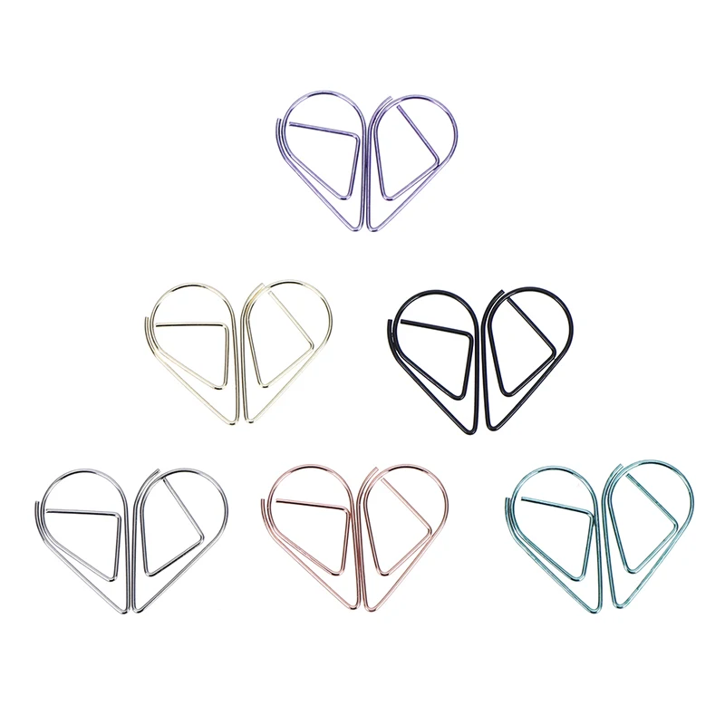 12pcs Modeling Paper Clips Metal Material Water Drop Shape Golden Silver Black Colored Bookmark Memo Clips Escolar Papelaria
12pcs Modeling Paper Clips Metal Material Water Drop Shape Golden Silver Black Colored Bookmark Memo Clips Escolar Papelaria