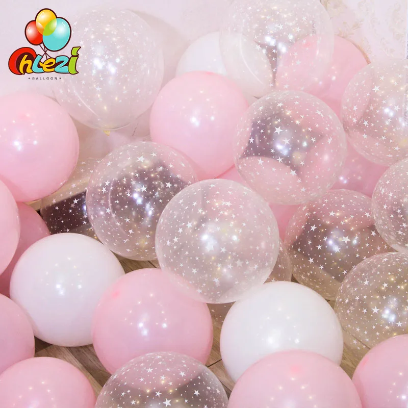 20pcs 12 inch Latex Balloon Set Star Clear Pink Gold Balloons Wedding Decoration Baby Shower Birthday Party Supplies Home Decor
20pcs 12 inch Latex Balloon Set Star Clear Pink Gold Balloons Wedding Decoration Baby Shower Birthday Party Supplies Home Decor