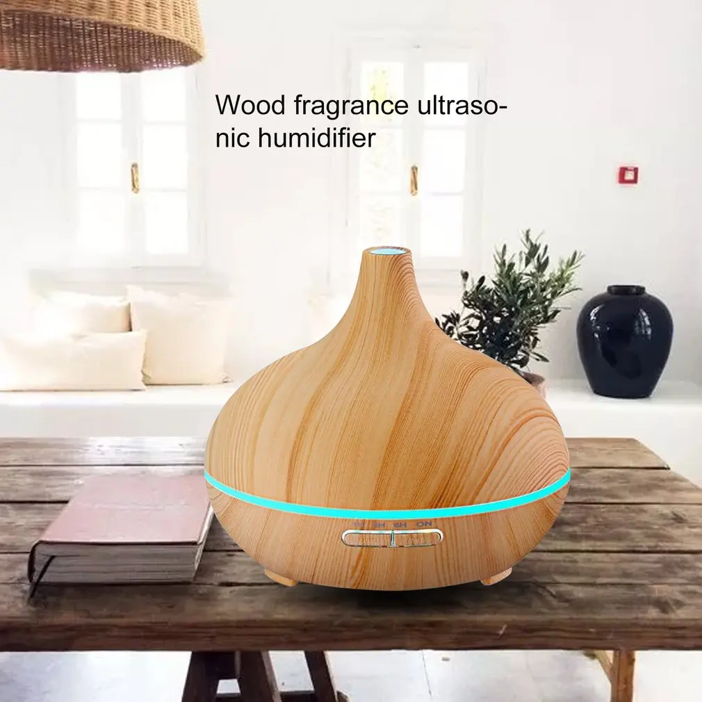 Air Humidifier Ultrasonic Aroma Essential Oil Diffuser 400Ml Aromatherapy Machine Full Wood Grain Color Changing
Air Humidifier Ultrasonic Aroma Essential Oil Diffuser 400Ml Aromatherapy Machine Full Wood Grain Color Changing