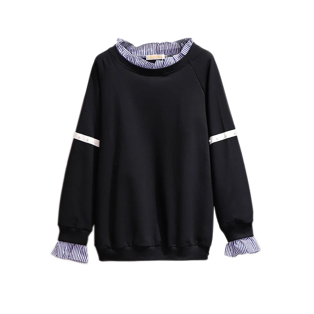 2021 New autumn winter plus size tops for women large pullover long sleeve loose casual O neck Patchwork blouse 5XL 6XL 7XL
2021 New autumn winter plus size tops for women large pullover long sleeve loose casual O neck Patchwork blouse 5XL 6XL 7XL