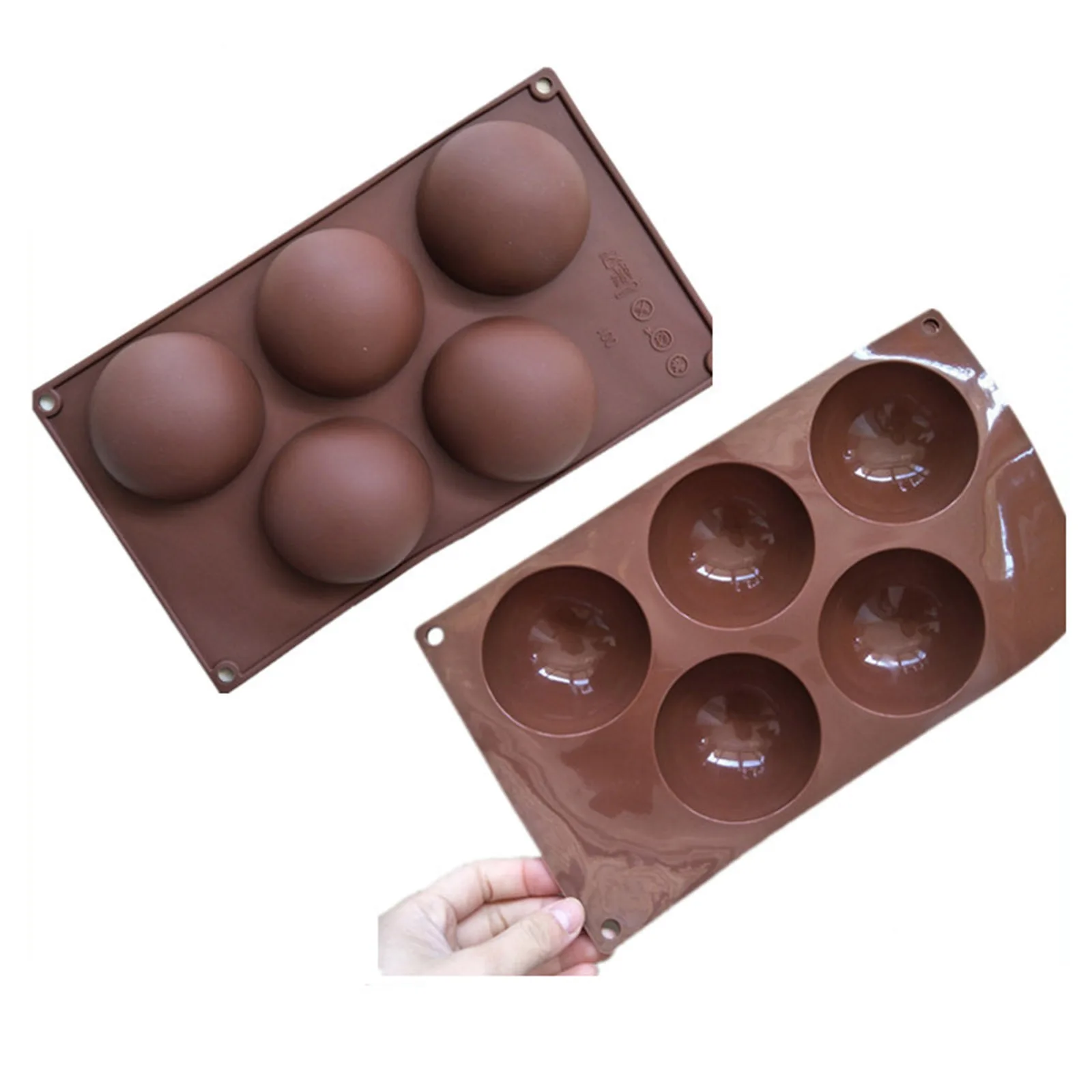 Extra Large 5-cavity Semi Sphere Silicone Mold 3d Baking Mold Half Ball Sphere Mold Cupcake Cake Diy Muffin Kitchen Tools
Extra Large 5-cavity Semi Sphere Silicone Mold 3d Baking Mold Half Ball Sphere Mold Cupcake Cake Diy Muffin Kitchen Tools
