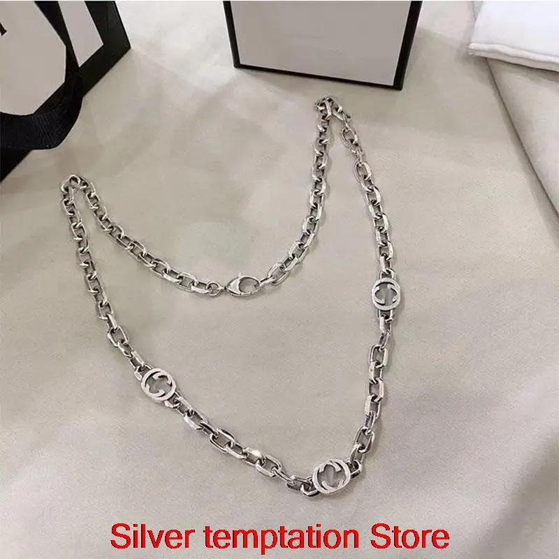 Ag925 Sterling Silver Cuba Luxury Necklace Men And Women Couple Hip Hop Retro Pendant Trend Of The Party Jewelry Gift
Ag925 Sterling Silver Cuba Luxury Necklace Men And Women Couple Hip Hop Retro Pendant Trend Of The Party Jewelry Gift