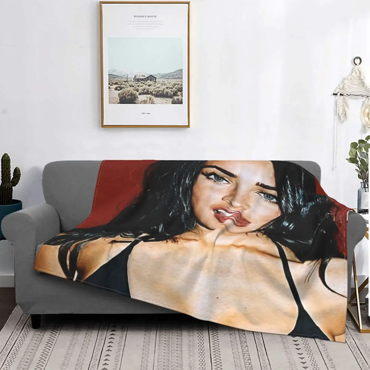 Megan Fox-Manta con póster para cama, manta a cuadros, toalla de playa, manta doble para cama
Megan Fox-Manta con póster para cama, manta a cuadros, toalla de playa, manta doble para cama