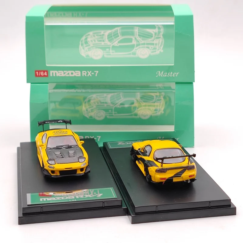 Master 1/64 Mazda RX-7/RX7 FD3S Amemiya Diecast Models Toys Car Collection Gifts Carbon Cover/Yellow 
Master 1/64 Mazda RX-7/RX7 FD3S Amemiya Diecast Models Toys Car Collection Gifts Carbon Cover/Yellow