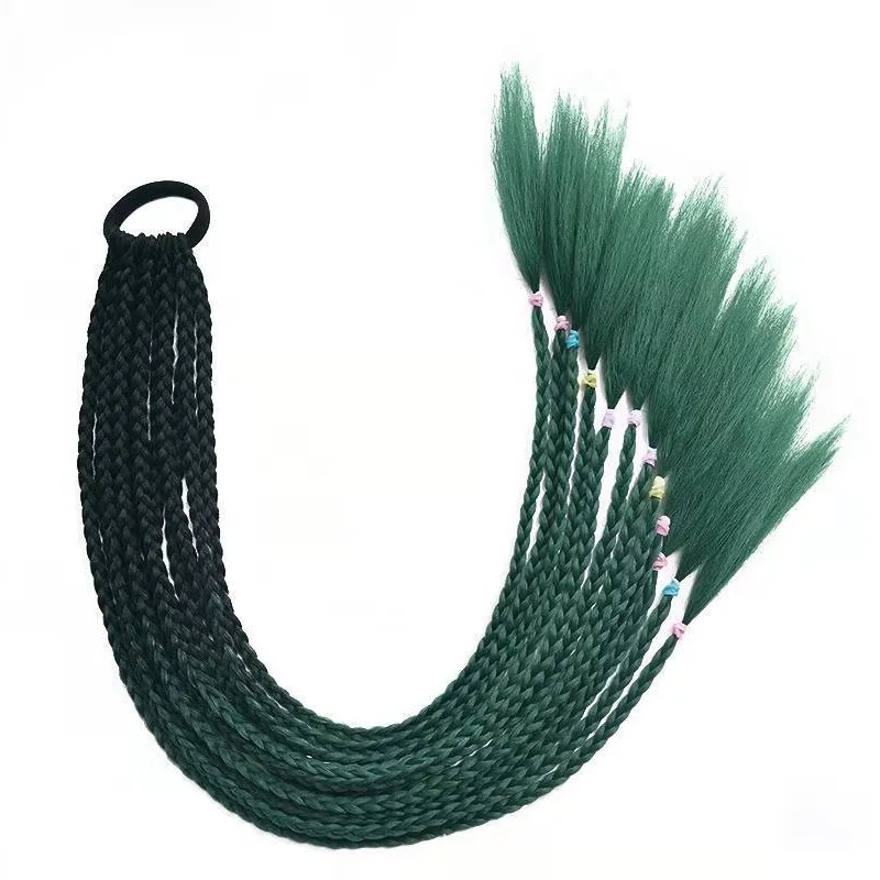 60Cm Elastic Ponytail Hair Color Gradient Dirty Braid Ponytail Ladies Hair Band Rubber Band Hair Accessories Wig Headband
60Cm Elastic Ponytail Hair Color Gradient Dirty Braid Ponytail Ladies Hair Band Rubber Band Hair Accessories Wig Headband