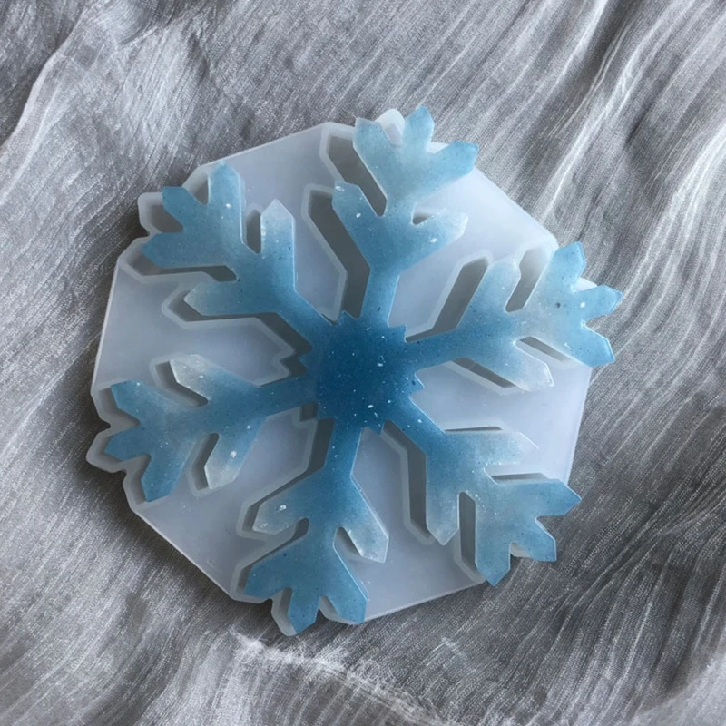 Christmas Snowflake Coaster Casting Silicone Mould Crystal Epoxy Resin Mold DIY Crafts Jewelry Decorations Cup Mat Making Tools
Christmas Snowflake Coaster Casting Silicone Mould Crystal Epoxy Resin Mold DIY Crafts Jewelry Decorations Cup Mat Making Tools