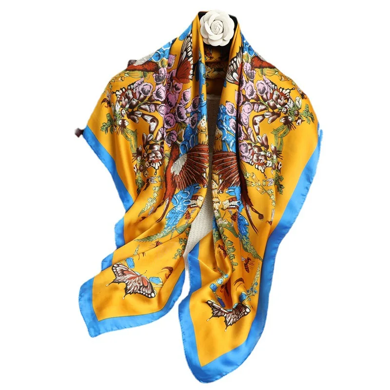 Mulberry Scarf Women Silk Scarf Luxury Shawl Scarves Beach Cover-ups Bandana Hijabs Bufand de seda Foulard en soie solar playa
Mulberry Scarf Women Silk Scarf Luxury Shawl Scarves Beach Cover-ups Bandana Hijabs Bufand de seda Foulard en soie solar playa