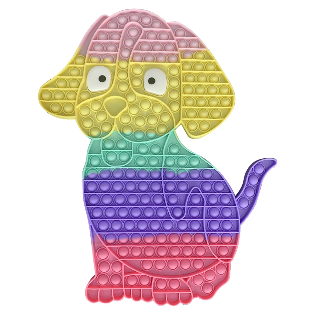 Dog Macaron Colors Silicone Push Bubble Reliver Stress Antistress Autism Puzzle Relaxing Decompression Toy Kid Sensory Game
Dog Macaron Colors Silicone Push Bubble Reliver Stress Antistress Autism Puzzle Relaxing Decompression Toy Kid Sensory Game