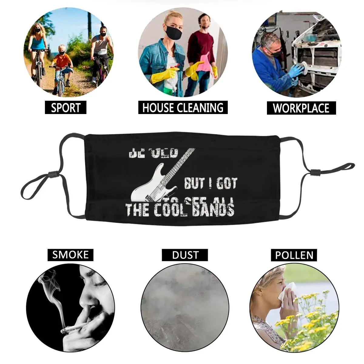 Rock Roll Non-Disposable Mouth Face Mask Heavy Metal Music Anti Haze Dust Mask Protection Mask Respirator Mouth Muffle
Rock Roll Non-Disposable Mouth Face Mask Heavy Metal Music Anti Haze Dust Mask Protection Mask Respirator Mouth Muffle