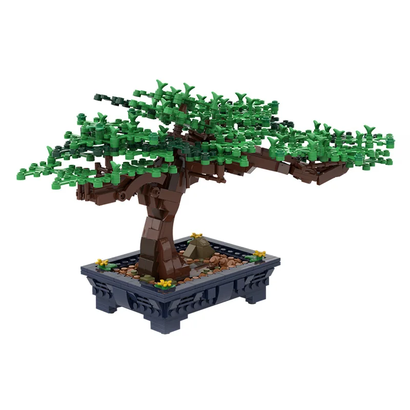 New Bonsai Tree Green Bush Flower Grass Plant Model Ornament Building Blocks Bricks DIY Assembly Educational Toy For Gift 647pcs
New Bonsai Tree Green Bush Flower Grass Plant Model Ornament Building Blocks Bricks DIY Assembly Educational Toy For Gift 647pcs