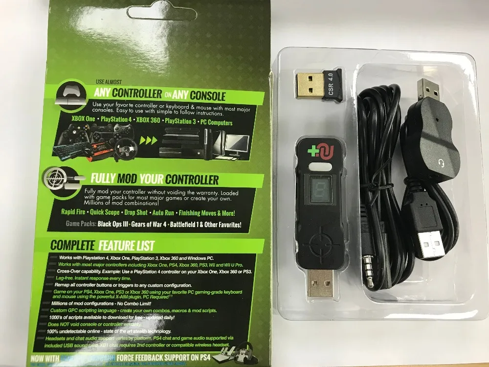 New Cronusmax Cronus Max Wireless Controller Converter Mouse / Keyboard Adapter For Xbox For PS4 Controller
New Cronusmax Cronus Max Wireless Controller Converter Mouse / Keyboard Adapter For Xbox For PS4 Controller