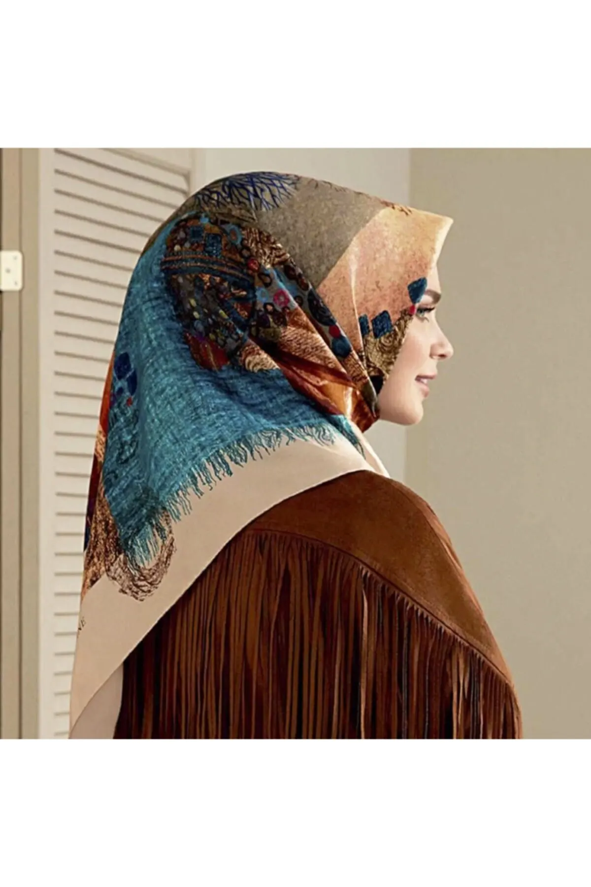 

Модный шарф, роскошный шарф с черепом, накидка, плотный дизайнерский хиджаб с бахромой, повседневный женский модный стильный элегантный кач...