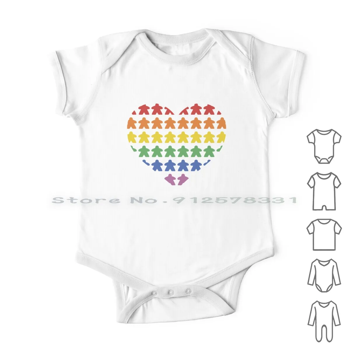 Meeple Pride Newborn Baby Clothes Rompers Cotton Jumpsuits Board Games Table Top Graphics Icons Fun Meeple Pride Infant Long
Meeple Pride Newborn Baby Clothes Rompers Cotton Jumpsuits Board Games Table Top Graphics Icons Fun Meeple Pride Infant Long