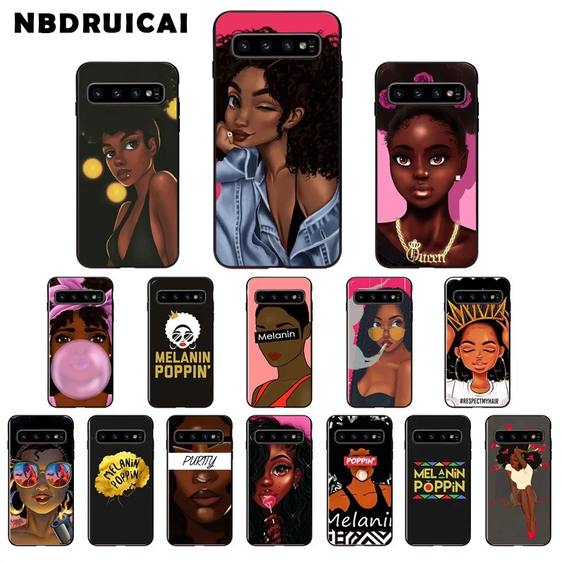 NBDRUICAI 2bunz Melanin Poppin Aba силиконовый чехол для телефона Samsung S9 plus S5 S6 edge S7 S8 S10 E |