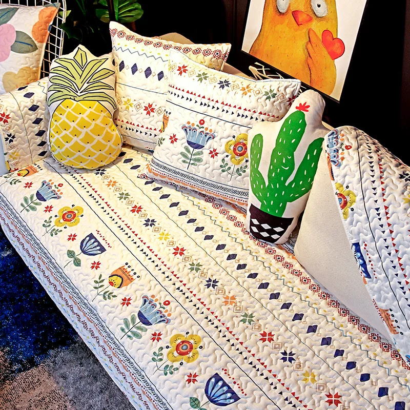 Proud Rose Cotton Cartoon Sofa Cover Cute Four Seasons Pastoral Print Fabric Small Fresh Seat Cover Backrest Armrest Towel Home
Proud Rose Cotton Cartoon Sofa Cover Cute Four Seasons Pastoral Print Fabric Small Fresh Seat Cover Backrest Armrest Towel Home