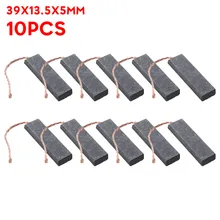2/4/10pcs Motor Carbon Brush Set 39x13.5x5Mm For Siemens Washing Machine Electric Drill Angle Grinder For Electric Motors tool