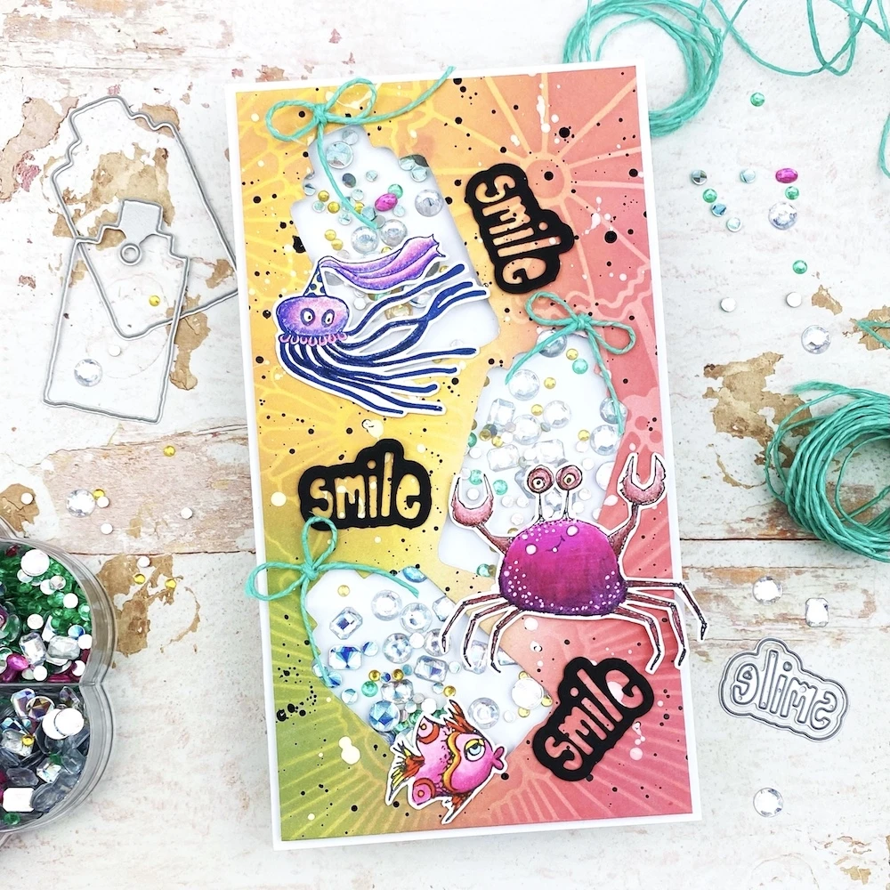 Crab Mermaid Octopus Flower Cutting Dies and Stamps Scrapbook Dariy Decoration Stencil Embossing Template Diy Greeting Card New