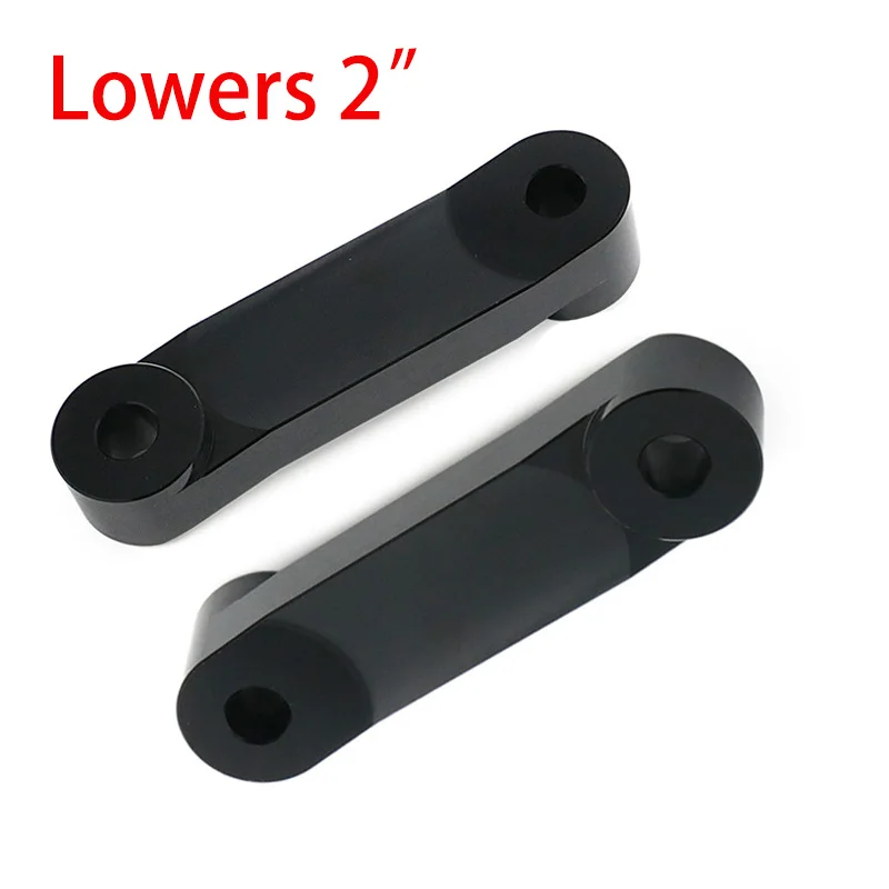 Pack-2 Billet Lowering Links For Suzuki 2006-2018 M109R Boulevard 2" 2 inch Drop Black
Pack-2 Billet Lowering Links For Suzuki 2006-2018 M109R Boulevard 2" 2 inch Drop Black